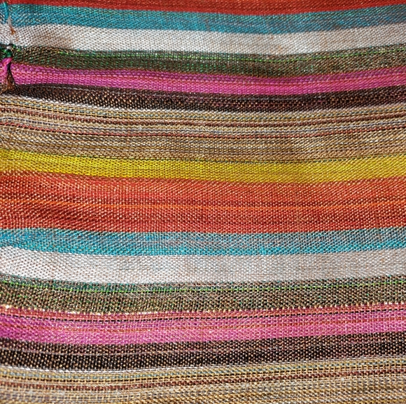 Multicolor Striped Scarf Shawl - Picture 5 of 6